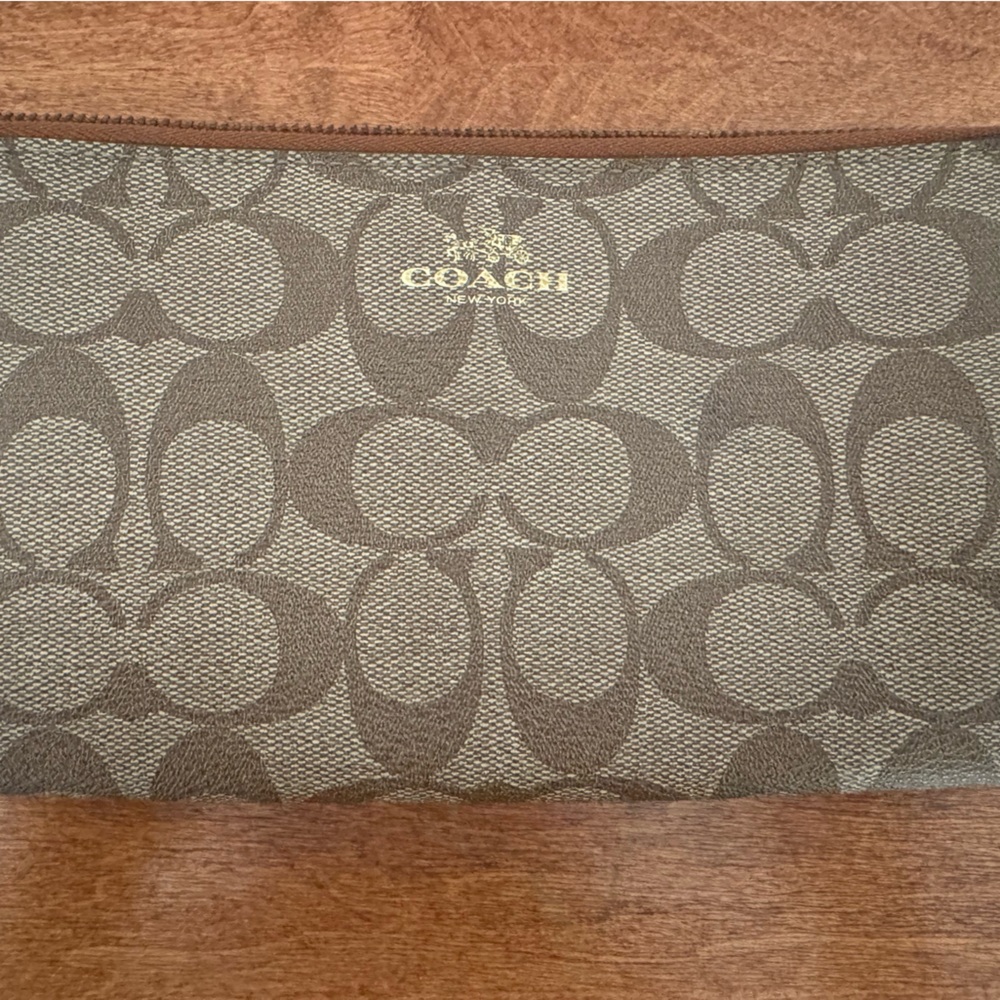 Coach Tan Signature Wallet